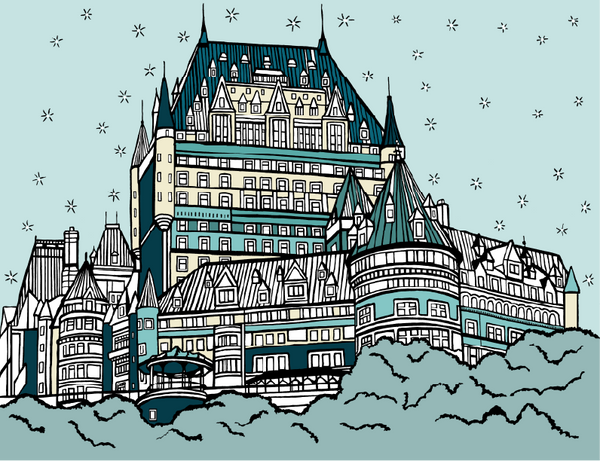 Quebec City Coloring Book - New and Bigger!
